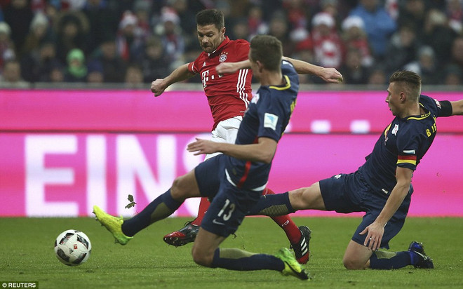 Bayern dễ dàng đánh bại Leipzig. (Nguồn: Reuters) Bayern "hạ gục nhanh" RB Leipzig ở trận quyết đấu ngôi đầu ảnh 1