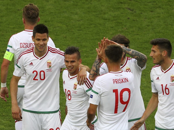 Hungary giành chiến thắng trước Áo. (Nguồn: Getty Images) Cận cảnh Hungary giành chiến thắng sốc trước đội tuyển Áo ảnh 1