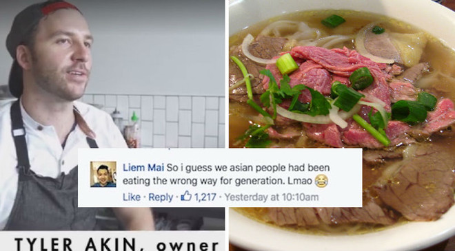 Đầu bếp người Mỹ bị “ném đá” vì dạy cách ăn phở Việt Nam ảnh 2