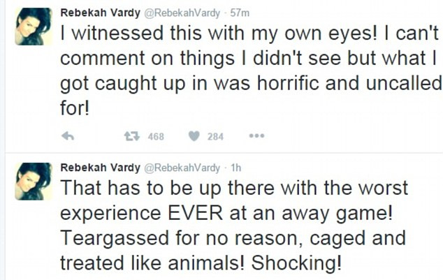 Vợ của Vardy sốc khi chứng kiến ẩu đả kinh hoàng ở Vélodrome ảnh 2