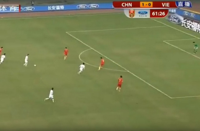 Thanh Tùng "nã đại bác," U22 Việt Nam hòa chủ nhà Trung Quốc ảnh 1