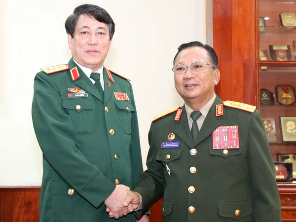 Lào đánh giá cao kết quả hợp tác giữa quân đội hai nước Việt​-Lào ảnh 1