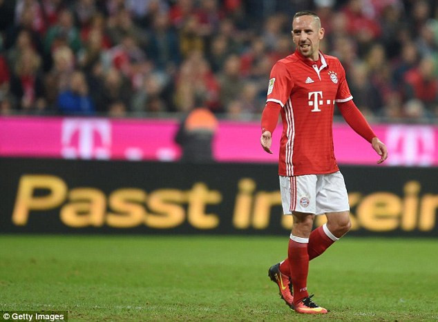 Ribery trở lại và sẽ ra sân đối đầu Dortmund. (Nguồn: Getty Images) Bayern có nguy cơ vắng nhiều trụ cột ở "đại chiến" với Dortmund ảnh 2
