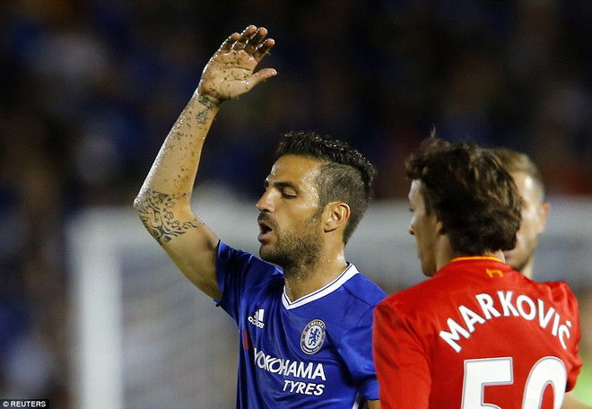 Fabregas bị đuổi, Chelsea vẫn giành chiến thắng trước Liverpool ảnh 2