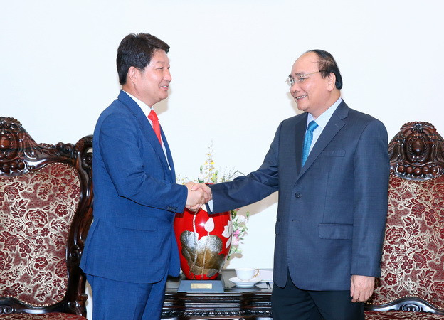 Thủ tướng Nguyễn Xuân Phúc tiếp Thị trưởng thành phố Daegu ảnh 1