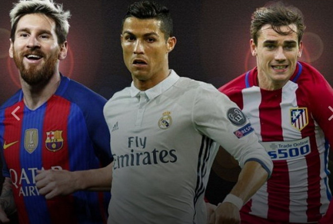 FIFA công bố tốp 3 ứng viên Cầu thủ xuất sắc nhất năm 2016 ảnh 1