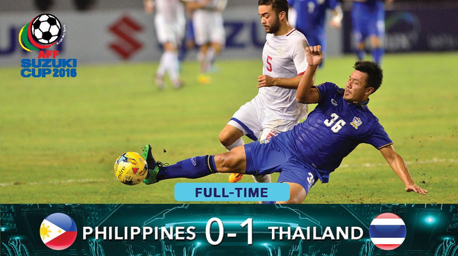 Philippines bị loại sau trận thua Thái Lan. (Nguồn: Affsuzukicup) Thua Thái Lan, Philippines chia tay AFF Cup ngay trên sân nhà ảnh 1