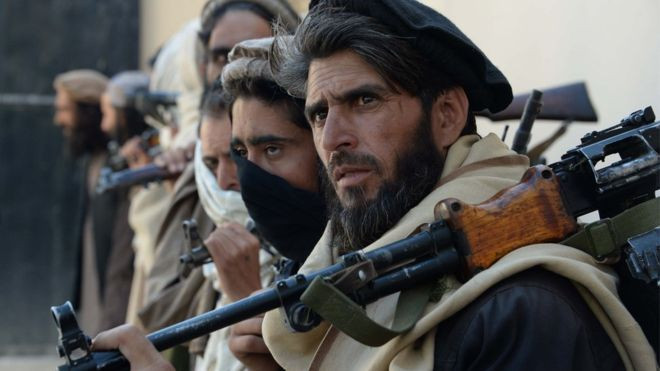 Nhóm phiến quân Taliban. (Nguồn: Getty Images) Afghanistan: Hai chỉ huy của lực lượng Taliban bị tiêu diệt ảnh 1