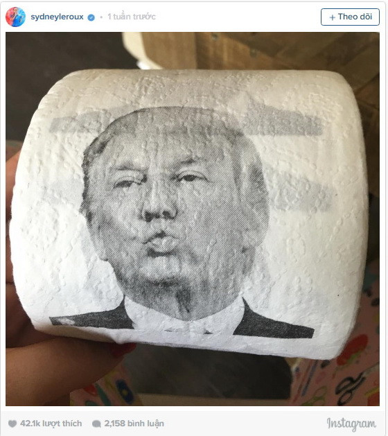 Người dân "phát cuồng" giấy vệ sinh in hình tỷ phú Donald Trump ảnh 2