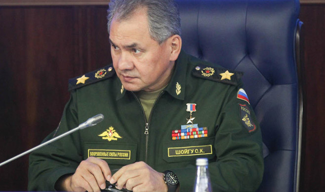 Bộ trưởng Quốc phòng Nga Sergei Shoigu. (Nguồn: AP) Nga phát động chiến dịch oanh kích mới nhằm vào IS ở Syria ảnh 1