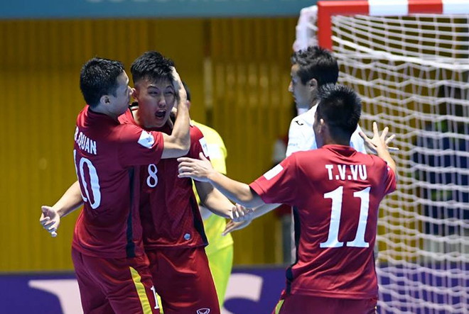 Việt Nam có chiến thắng lịch sử tại giải FIFA Futsal World Cup ảnh 1