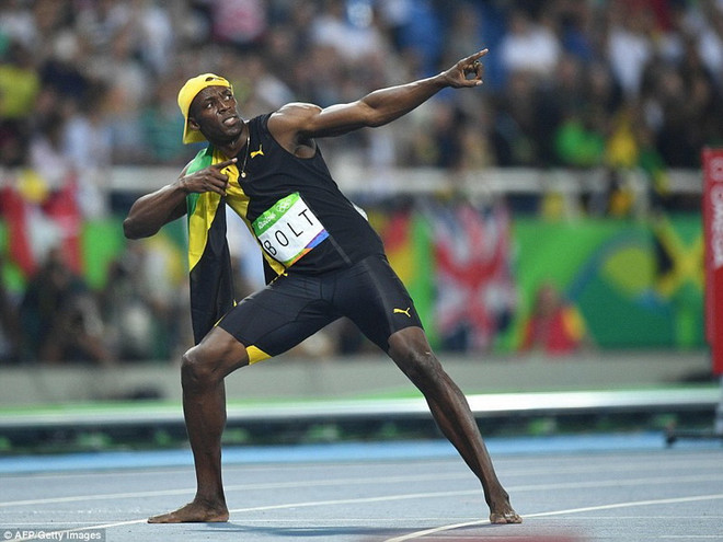 Olympic: Usain Bolt, “Tia chớp” trên bầu trời Rio de Janero ảnh 1