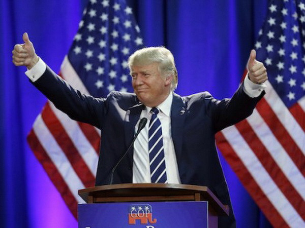 Ông Trump giành chiến thắng ở cuộc bầu cử tổng thống Mỹ. (Nguồn: AP) Thị trường thế giới "loạn nhịp" sau chiến thắng của ông Trump ảnh 1