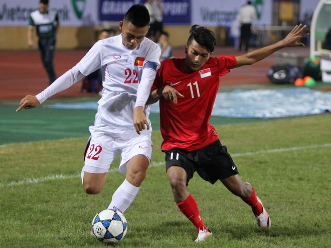 U19 Việt Nam hòa đáng tiếc trước U19 Singapore ở trận ra quân ảnh 1