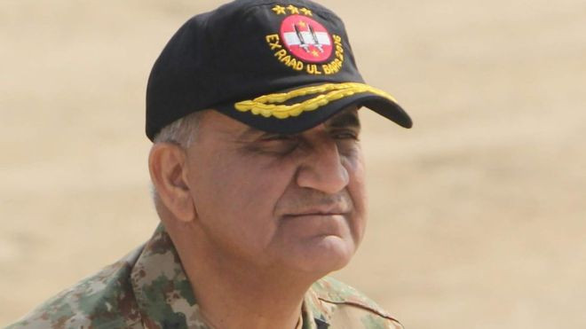 Tướng Qamar Javed Bajwa làm Tham mưu trưởng Lục quân. (Nguồn: AFP) Tổng thống Pakistan bổ nhiệm Tham mưu trưởng Lục quân mới ảnh 1
