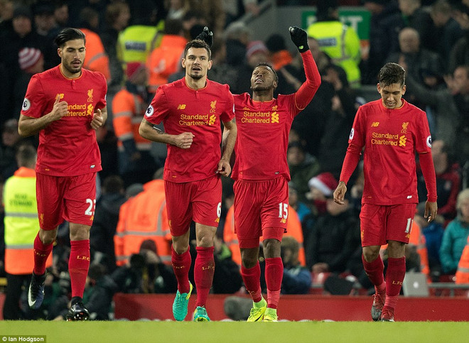 Liverpool giành chiến thắng đậm trước Stoke City. (Nguồn: Daily Mail) Liverpool ngược dòng giành chiến thắng hủy diệt Stoke City ảnh 1