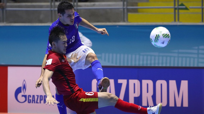Hình ảnh đáng nhớ ngày Futsal Việt Nam giành vé vào vòng 1/8 ảnh 1