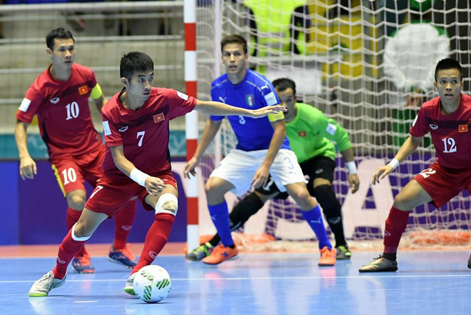 Hình ảnh đáng nhớ ngày Futsal Việt Nam giành vé vào vòng 1/8 ảnh 9