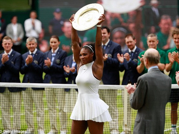 Hạ Kerber, Serena Williams lần thứ 7 đăng quang ở Wimbledon ảnh 1