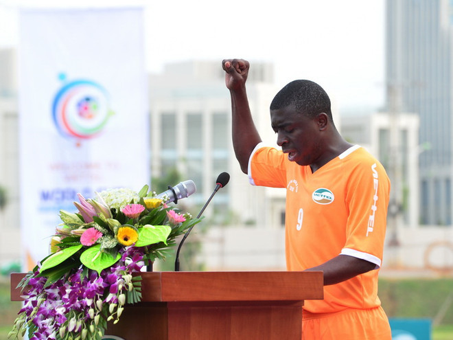 Viettel World Cup: Cầu thủ Mozambique nói tiếng Việt “như gió” ảnh 1