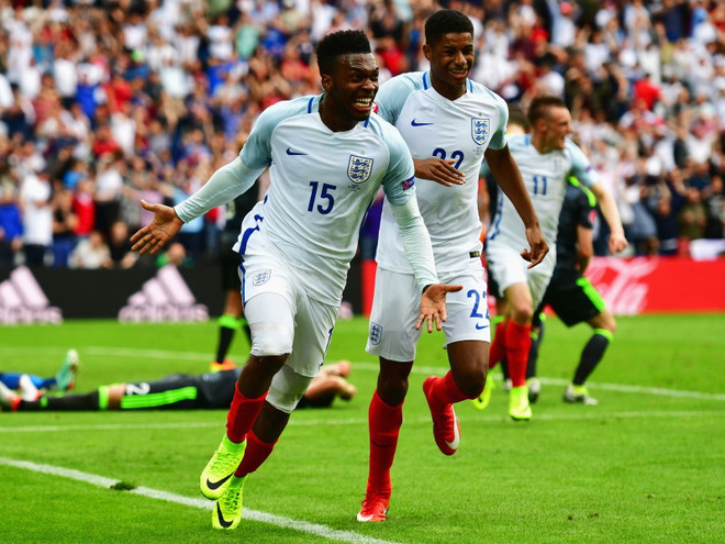 Daniel Sturridge ghi bàn ấn định chiến thắng cho tuyển Anh. (Nguồn: Getty Images) Những bài học từ màn ngược dòng của Anh trước xứ Wales ảnh 1