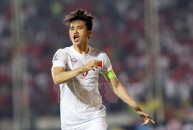 Công Vinh tự tin đánh bại Malaysia. (Ảnh: TTXVN) AFF Cup: Công Vinh tự tin hạ Malaysia, Singapore quyết gây sốc ảnh 1