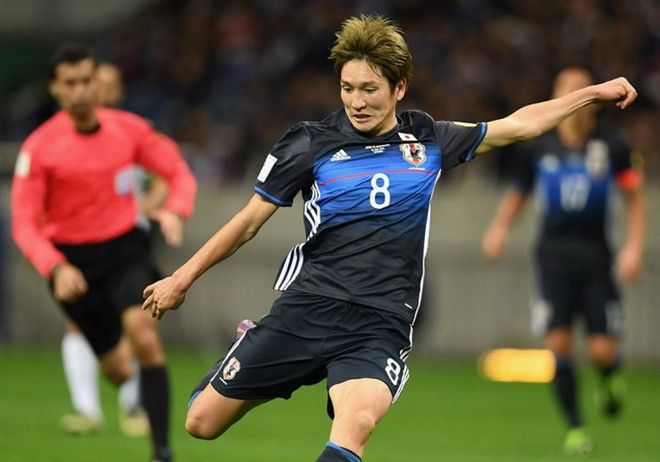 Genki Haraguchi giúp Nhật Bản đánh bại Saudi Arabia. (Nguồn: Getty Images) Hạ Saudi Arabia, Nhật khiến cuộc đua đến Nga trở nên kịch tính ảnh 1