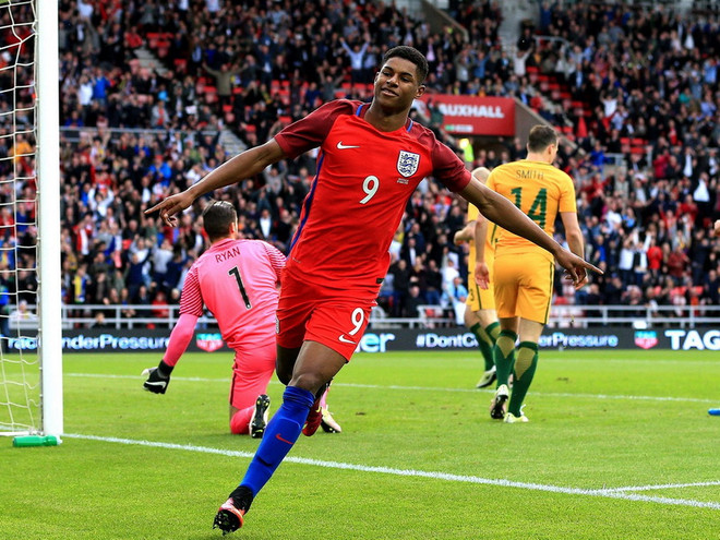 Rashford lập nên kỳ tích ngay trong ngày ra mắt đội tuyển Anh ảnh 1