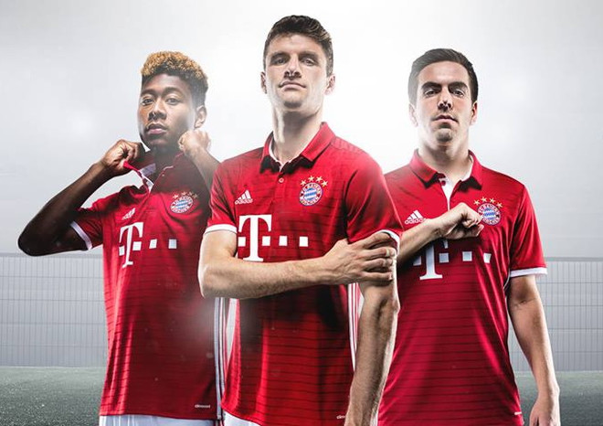 Bayern Munich trình làng mẫu áo sân nhà mùa giải 2016-17 ảnh 1