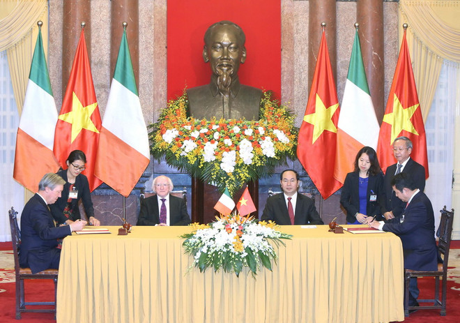 Chủ tịch nước Trần Đại Quang hội đàm với Tổng thống Ireland ảnh 2