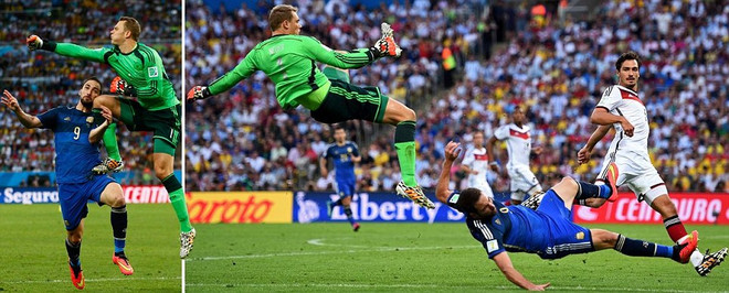 Cận cảnh Neuer đấm bóng ghê rợn khiến Higuain suýt bất tỉnh ảnh 2