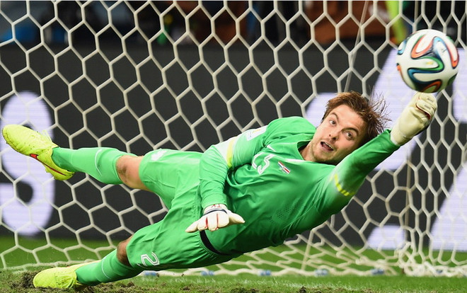 Tim Krul đã cứu thua cho Hà Lan. (Nguồn: Getty Images) Hà Lan-Costa Rica 0-0 (4-3): Krul cứu "Lốc cam" trên chấm 11m ảnh 1