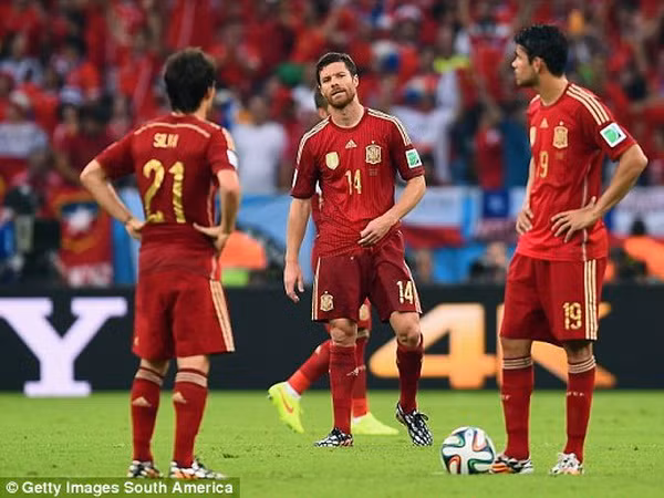 Tây Ban Nha thua sốc Chile 0-2: "Nhà vua" chính thức băng hà ảnh 1