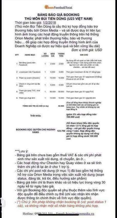 FLC Thanh Hóa lên tiếng về bảng giá "khủng" của Bùi Tiến Dũng ảnh 2