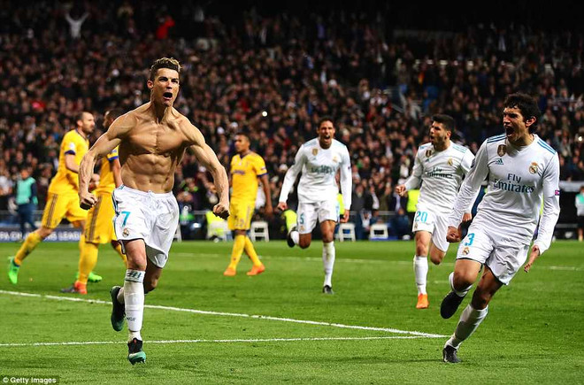 Ronaldo cùng Real Madrid vào bán kết nghẹt thở. (Nguồn: Getty Images) Video cận cảnh Real Madrid hút chết trước Juventus tại Bernabeu ảnh 1