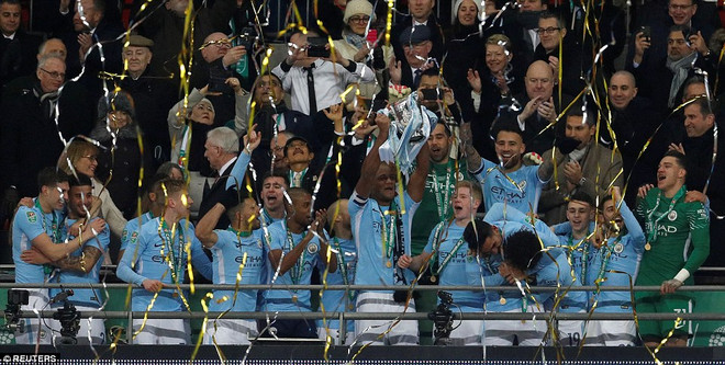 Vùi dập Arsenal, Manchester City vô địch Cúp Liên đoàn Anh ảnh 1
