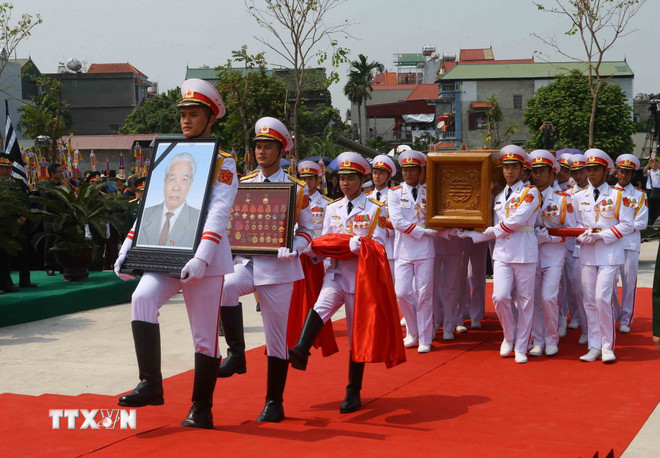 Cập nhật trực tiếp diễn biến Lễ quốc tang nguyên Tổng bí thư Đỗ Mười ảnh 46
