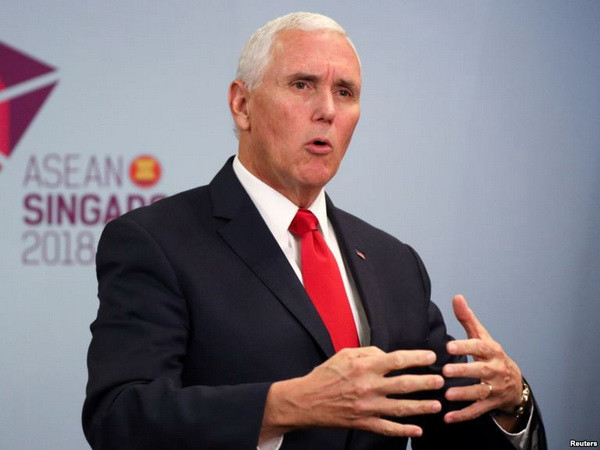 Phó Tổng thống Mỹ Pence kêu gọi đưa ra tuyên bố về hạt nhân ảnh 1