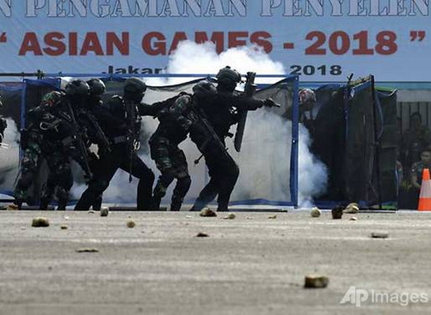 ASIAD 2018: Cảnh sát Indonesia triển khai lực lượng tại Palembang ảnh 1