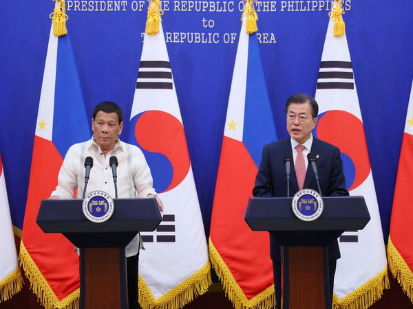 Hàn Quốc và Philippines nhất trí tăng cường hợp tác song phương ảnh 1
