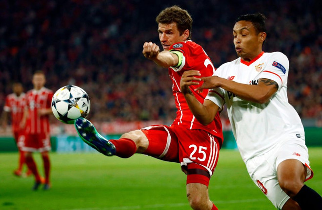 Mueller trải qua trận đấu thứ 100 tại Champions League đầy ý nghĩa. (Nguồn: AP) Người Bayern nói gì sau trận thứ 100 sạch lưới ở Champions League? ảnh 3
