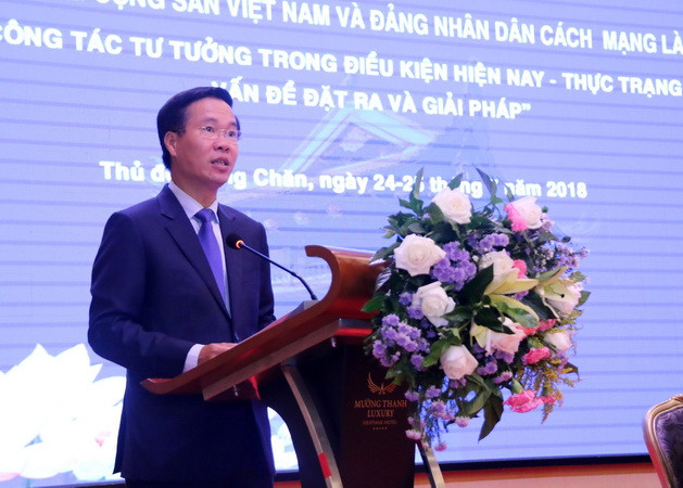 Hội thảo lý luận lần thứ 6 giữa ĐCS Việt Nam và Đảng NDCM Lào ảnh 1