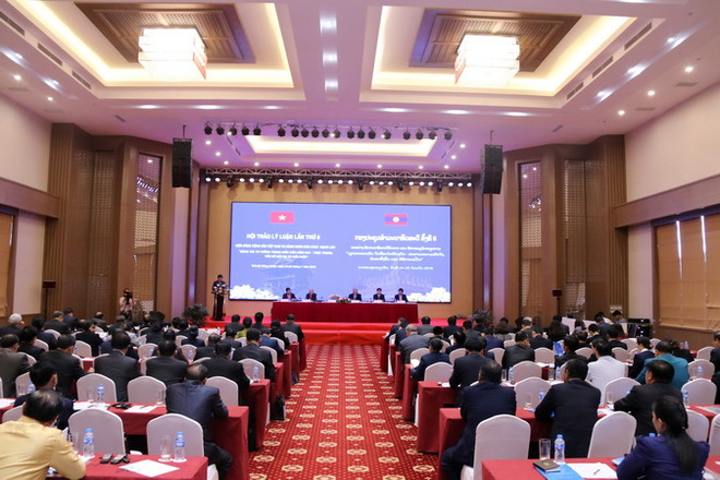Hội thảo lý luận lần thứ 6 giữa ĐCS Việt Nam và Đảng NDCM Lào ảnh 2