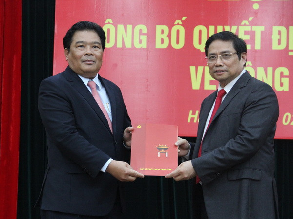 Ông Sơn Minh Thắng giữ chức Bí thư Đảng ủy Khối các cơ quan T​W ảnh 1