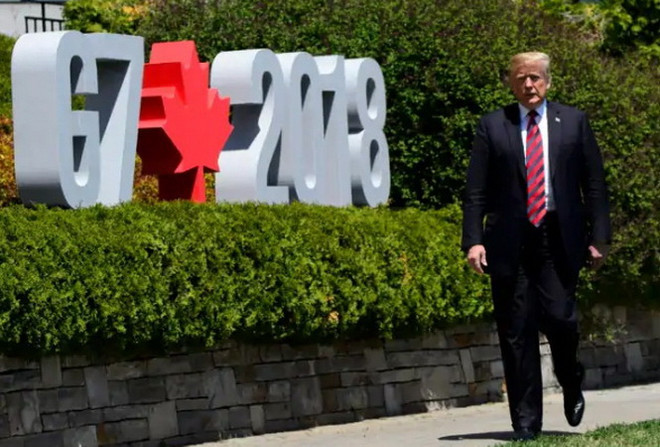Ông Trump thay đổi lịch trình, rời Hội nghị G7 sớm để đến Singapore ảnh 1