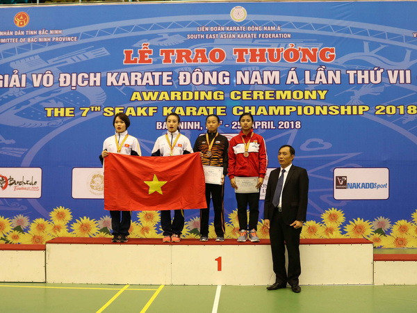 Giành 29 HCV, Việt Nam về nhất giải Vô địch Karate Đông Nam Á ảnh 1
