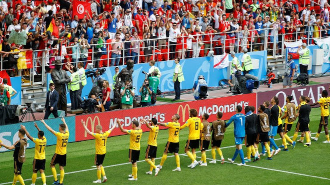 Cận cảnh tuyển Bỉ đánh bại Tunisia sau “cơn mưa bàn thắng” ảnh 1