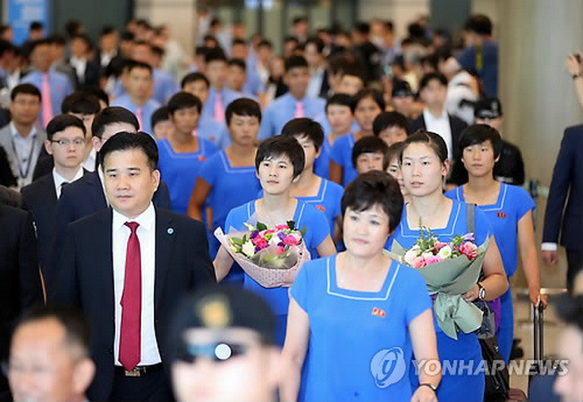 ASIAD 2018: Vận động viên Triều Tiên đến Hàn Quốc tập luyện chung ảnh 1