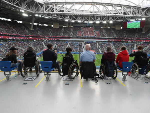 World Cup 2018 dành ưu tiên tuyệt đối cho người tật nguyền ảnh 1