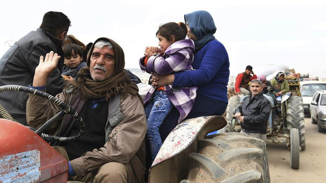 Syria: Hàng trăm dân thường chạy trốn chiến dịch của Thổ Nhĩ Kỳ ảnh 1
